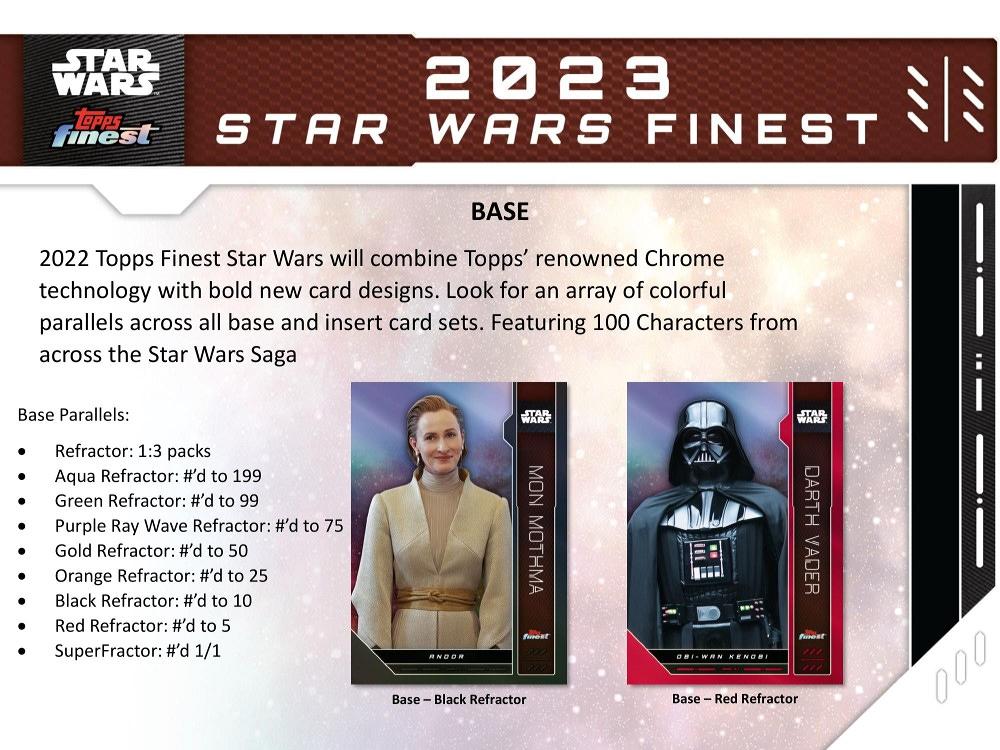 ミントモール / MINT-WEB店 (ボックス通販) / 2023 TOPPS STAR WARS FINEST HOBBY