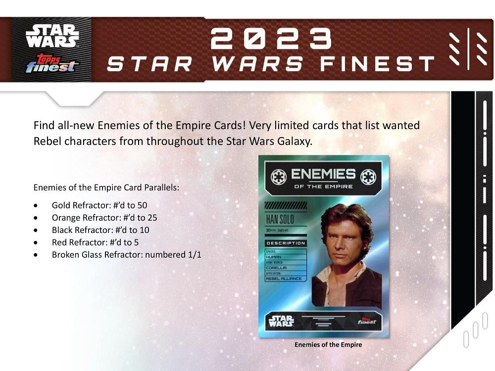 ミントモール / MINT-WEB店 (ボックス通販) / 2023 TOPPS STAR WARS FINEST HOBBY