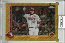 2025 TOPPS NPB CHROME 小郷裕哉 Gold Shimmer Refractors【28/50】 東北楽天ゴールデンイーグルス