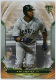 2019 Topps Triple Threads Amber #29 Ken Griffey Jr. 012/199