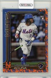 2025 TOPPS Series 2 Luisangel Acuna Team Color Border #524 New York Mets