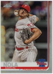 2019 Topps Chrome Refractors #176 Aaron Nola リフラクターパラレル版 レギュラーカード