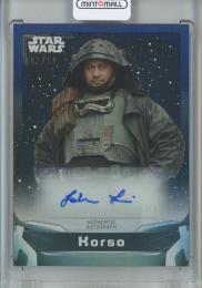 2021 TOPPS STAR WARS SIGNATURE SERIES HOBBY  John Tui as Korso Autograph 2/50