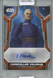 2021 TOPPS STAR WARS SIGNATURE SERIES HOBBY  Ian Ruskin as Chancellor Valorum Autograph 13/25