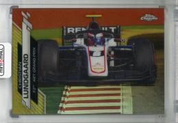 2020 Topps Chrome Formula 1 Racing Art Grand Prix F2 Christian Lundgaard Base F2 Cars Gold(パラレル版) 36/50
