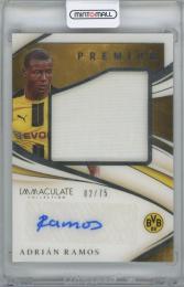 2019-20 PANINI Immaculate Collection Premium Swatch Autographs / ADRIAN RAMOS(Borussia Dortmund) 【02/75】
