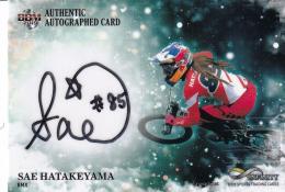 BBM 2019 INFINITY BMX 畠山紗英 直筆サインカード横版 20/90