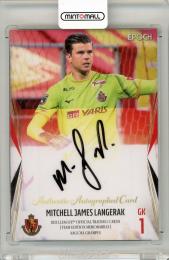 2021 EPOCH 名古屋グランパス チームエディション・メモラビリア ランゲラック 直筆サインカード【11/50】 名古屋グランパス