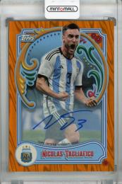 2023 Topps Argentina Fileteado  Nicolas Tagliafico Base First Team Autographs Orange(パラレル版) 16/25