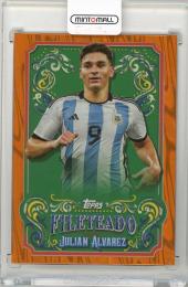 2023 TOPPS Argentina Fileteado Julian Alvarez Fileteado Orange #FT3 【08/25】 Manchester City