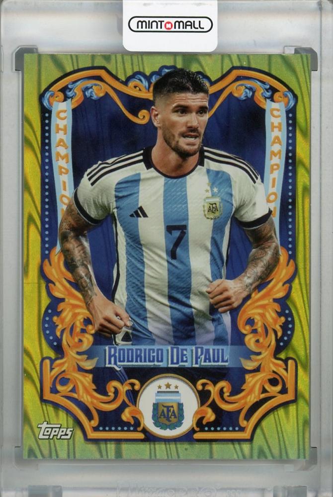 topps サッカーカードアルゼンチンロドリゴデパウル15枚限定