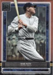 2020 Topps Museum Collection New York Yankees Babe Ruth Base Cooperパラレル版
