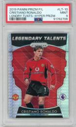 2019-20 PANINI Prizm English Premier League  Cristiano Ronaldo Legendary Talents Prizms Hyper #LT10 【PSA9】 Manchester United