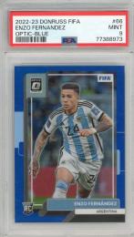 2022-23 TOPPS Donruss  Enzo Fernandez Optic Blue #66 【PSA 9】 Argentina