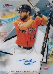 2020 Topps Finest Houston Astros Abraham Toro Autographs