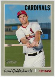 2019 Topps Heritage #441 Paul Goldschmidt SP