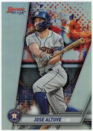 2019 Bowman's Best Refractors #69 Jose Altuve リフラクターパラレル版 レギュラーカード