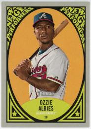 2019 Topps Heritage New Age Performers #NAP18 Ozzie AlbiesTeam: Atlanta BravesBaseball