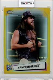 2021 Topps Chrome WWE  Cameron Grimes #77 Gold Refractor Parallel 40/50