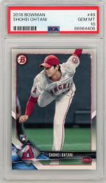 2018 TOPPS Bowman Shohei Ohtani RC #49【PSA10】《Gem-MINT》Los Angeles Angels