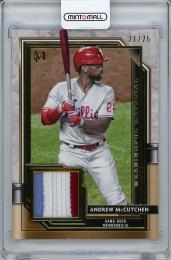 2021 TOPPS Museum Collection Andrew McCutchen Game Used Memorabilia【21/25】