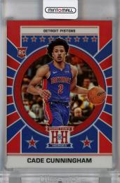 2021-22 Panini Chronicles  Cade Cunningham Hometown Heroes Optic Red RC #651 090/149
