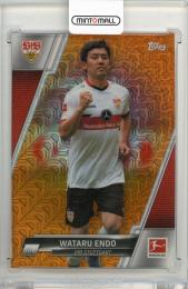 2021-22 TOPPS Bundesliga Japan Wataru Endo Orange Mojo #90【14/25】 VfB Stuttgart