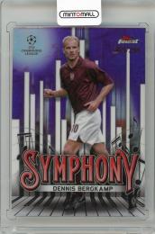 2024-25 TOPPS Finest UEFA Club Competitions Dennis Bergkamp Symphony Purple Refractors #SY21【069/299】 Arsenal