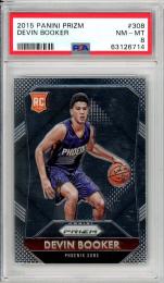 【PSA8】 2015-16 Panini Prizm  Devin Booker #308 Base