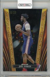 2024 Topps Finest  Joel Embiid Showstoppers Black Refractor【16/25】 Philadelphia 76ers