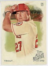 2019 Topps Allen and Ginter #10 Mike Trout