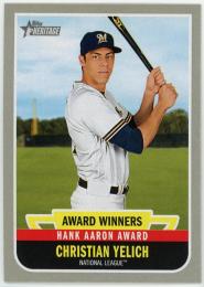 2019 Topps Heritage Award Winners #AW10 Christian Yelich