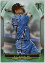 2019 Topps Triple Threads Emerald #51 Rhys Hoskins 219/259