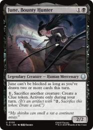 【TLA】【ENG】【Foil】〈106-U-B〉《賞金稼ぎ、ジューン/June, Bounty Hunter》