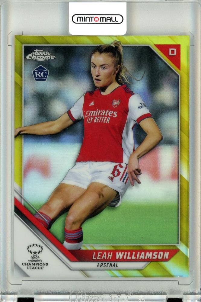 Mint Topps Chrome Uefa Women S Champions League Leah Williamson Gold