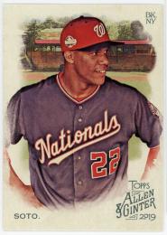 2019 Topps Allen and Ginter #127 Juan Soto
