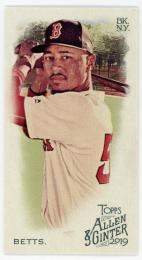 2019 Topps Allen and Ginter Mini #1 Mookie Betts