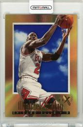 1996-97 Fleer E-X2000 Michael Jordan #9 Chicago Bulls