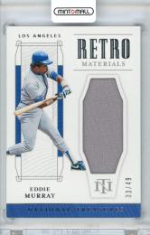 2019 PANINI National Treasures Baseball Eddie Murray Retro Materials 49枚限定 /33
