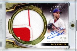 2024 Topps Five Star Zack Wheeler Five Star Jumbo Prime Patch Autographs【19/50】 Philadelphia Phillies