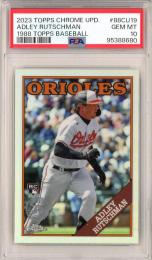 2023 Topps Chrome Update Adley Rutschman 1988 Topps Baseball【PSA10】《Gem-MINT》 Baltimore Orioles