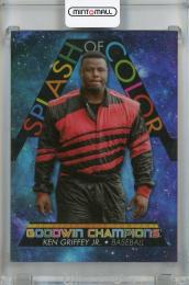 2022 Upper Deck Goodwin Champions Ken Griffey Jr. Splash of Color Platinum Cosmic #SCP6【082/199】 Baseball