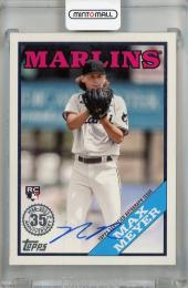 2023 Topps Series 2 Max Meyer 1988 Topps Baseball Autographs #88BA-MME RC Miami Marlins