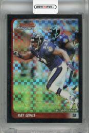 2003 Topps Bowman Chrome Ray Lewis Xfractors #6 ※状態難【182/250】 Baltimore Ravens