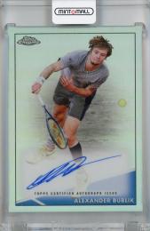 2021 Topps Chrome Alexander Bublik Chrome Autographs #CA-ABB ※初期傷あり【44/50】