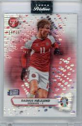 2023 Topps Pristine Road to Euro 2024 Rasmus Hojlund Pink Pristine Refractors #97【14/15】 Denmark