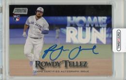 2019 TOPS Stadium Club Rowdy Tellez Base Autograph SCA-RT