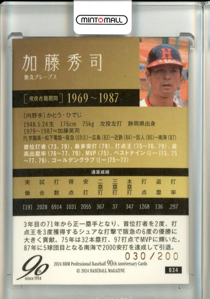 ミントモール / MINT 池袋店 / 2024 BBMプロ野球90周年カード ミントモール / MINT 池袋店 / 2024 BBMプロ野球90周年カード
