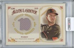 2015 TOPPS Allen & Ginter Buster Posey Game Used Memorabilia