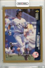 1996 UPPER DECK Collector's Choice Don Mattingly Gold Signature #237 New York Yankees